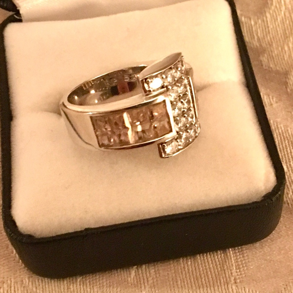 925 Sterling Silver Pink and Clear 925 Ring 🤩 - Picture 4 of 9